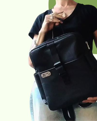 Mochila urbana negra Virginia