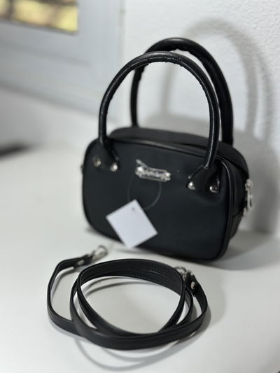 Minibag negra  Mica con correa desmontable