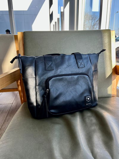 Totebag negra Trendy
