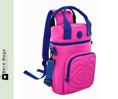 Mochila Bolso matero fucsia  Las Oreiro