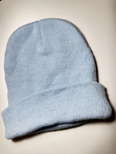 Gorro Ricky de lana celeste