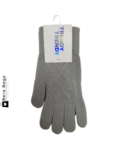 Guantes grises Trendy