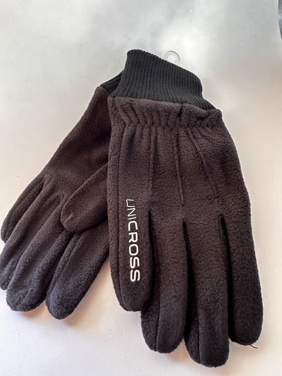 Guantes de polar negro Unicross