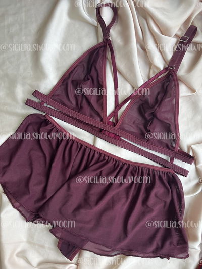 CONJUNTO IRINA BORDO + POLLERITA