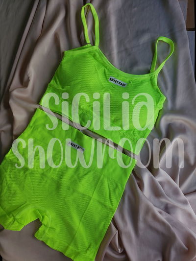 CONJUNTO PARIS AMARILLO NEON