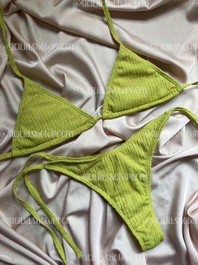 BIKINI BAMBULA BRILLOS VERDE