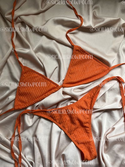 BIKINI BAMBULA BRILLOS NARANJA