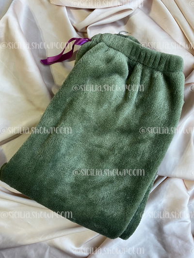 PANTALON POLAR VERDE