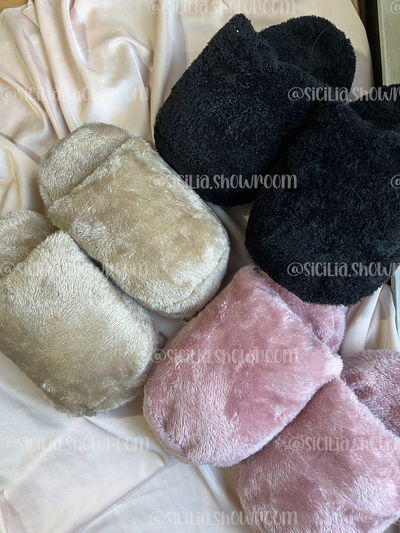 PANTUFLAS PELUDITAS
