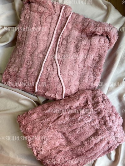 PIJAMA POLAR ROSA