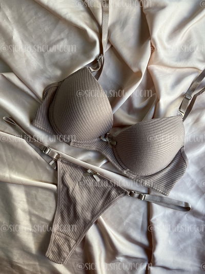 OUTLET CONJUNTO BRENDA AVELLANA T.90