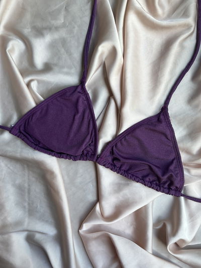 CORPIÑO BRILLOS VIOLETA T.95