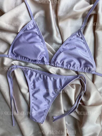 OUTLET BIKINI ITATI LILA BRILLOSA T.90