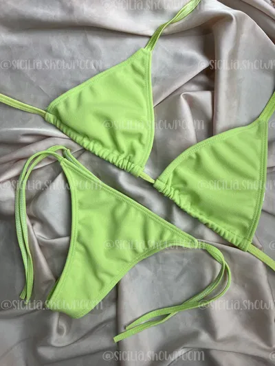 OUTLET BIKINI JUDITH VERDE MANZANA T.85