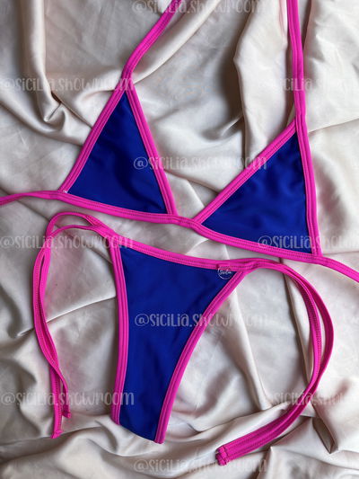  MICROBIKINI EMILIA AZUL Y FUCSIA