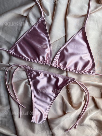 BIKINI LAURA ROSA METALIZADA