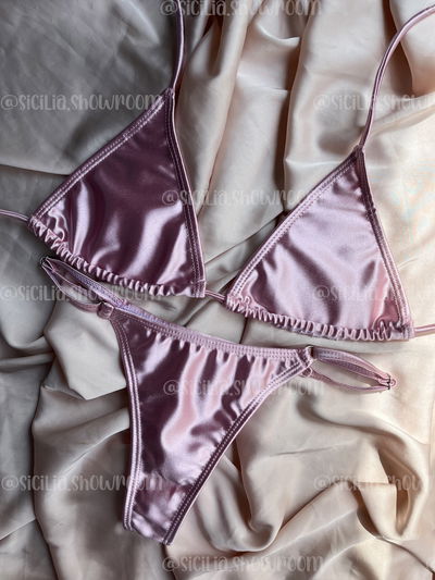 BIKINI VALENTINA ROSA METALIZADA