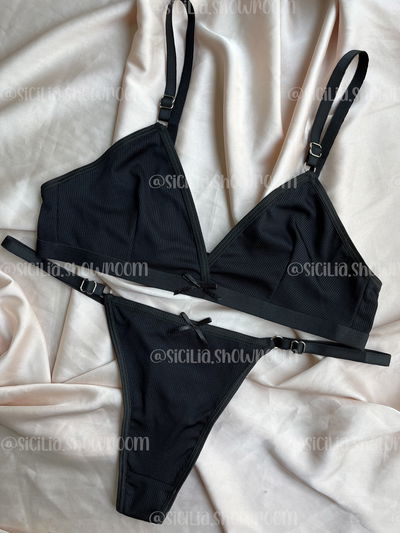 CONJUNTO KORA MORLEY NEGRO