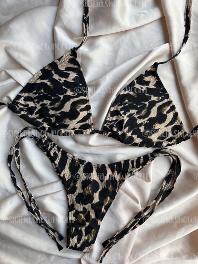 BIKINI TEXTURADA ANIMAL PRINT NUDE 
