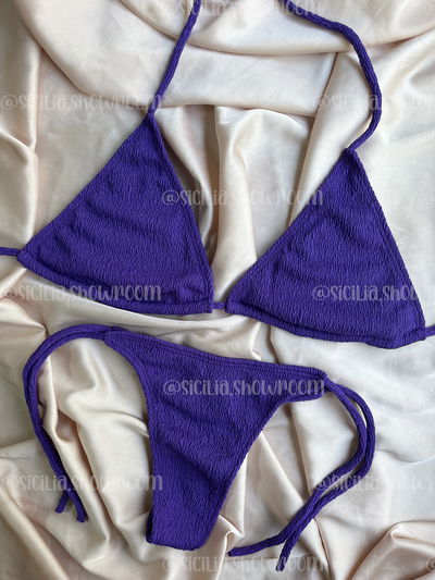 BIKINI GALA TEXTURADA VIOLETA