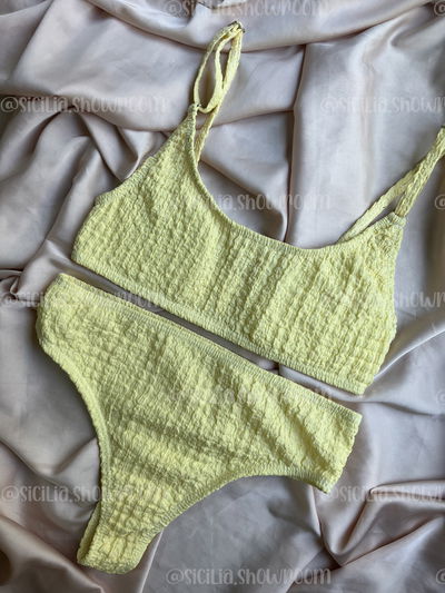 BIKINI ELY AMARILLO PASTEL