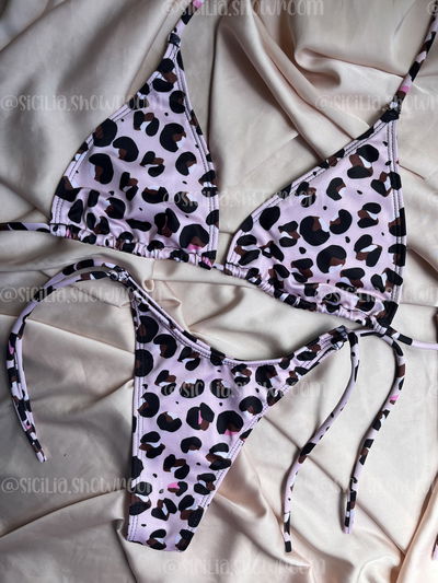 BIKINI EIREN ANIMAL PRINT ROSA