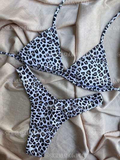 BIKINI LARA ANIMAL PRINT BLANCA