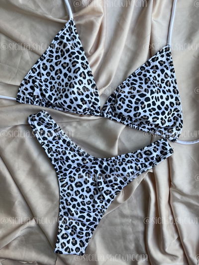 BIKINI LARA ANIMAL PRINT BLANCA T.100