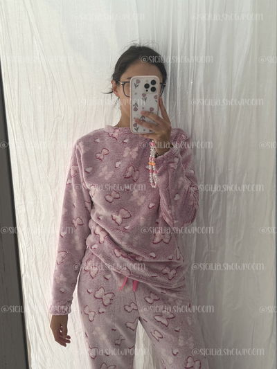 PIJAMA POLAR UMA MARIPOSA 