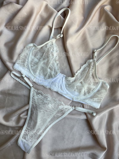 CONJUNTO LINDSAY CREMA