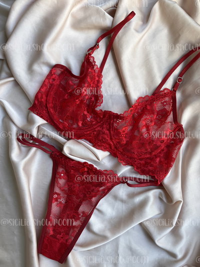 CONJUNTO FLAVIA ROJO