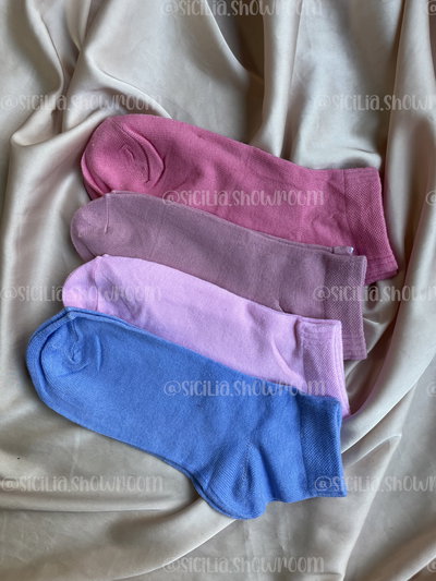 3 PARES DE MEDIAS COLORES