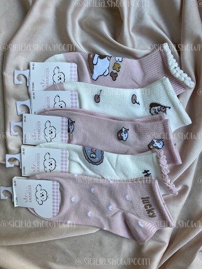 3 PARES DE MEDIAS CUTE