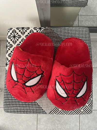 PANTUFLAS SPIDER MAN