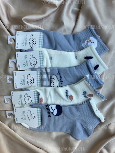 3 PARES DE MEDIAS CUTE