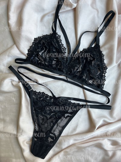 CONJUNTO BLANCA NEGRO