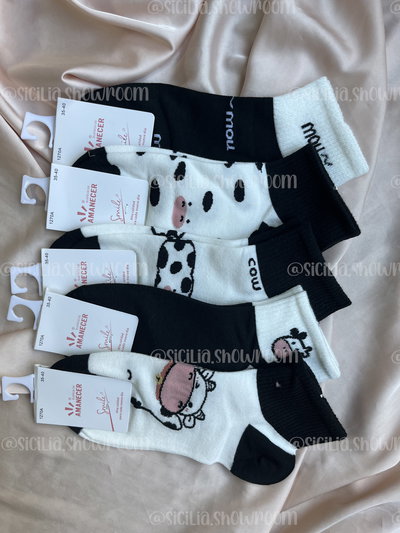 3 PARES DE MEDIAS VACA