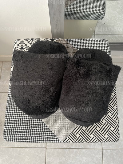 PANTUFLAS NEGRAS