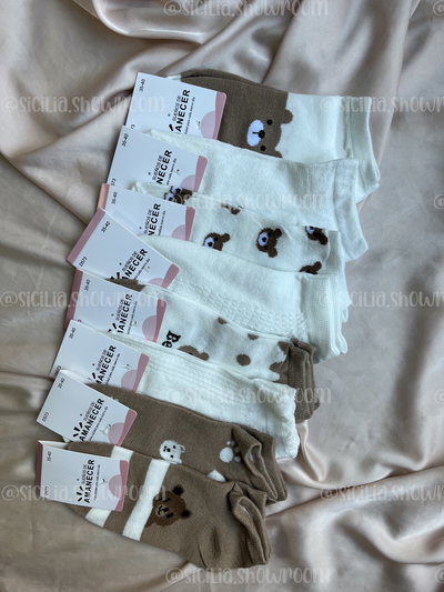 3 PARES DE MEDIAS OSITOS