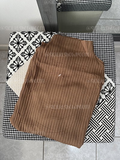 POLERA ACANALADA CAMEL