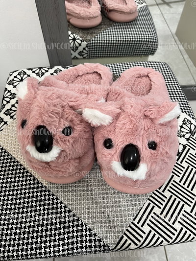 PANTUFLAS KOALA ROSA