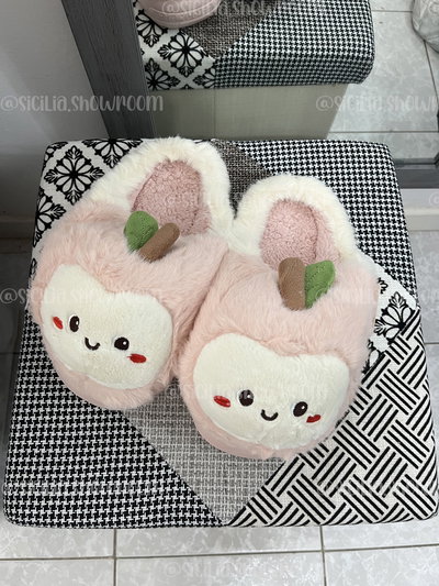PANTUFLAS MANZANA ROSA