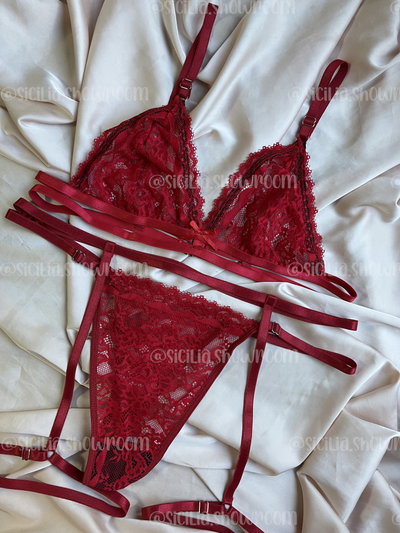 CONJUNTO NARA ROJO
