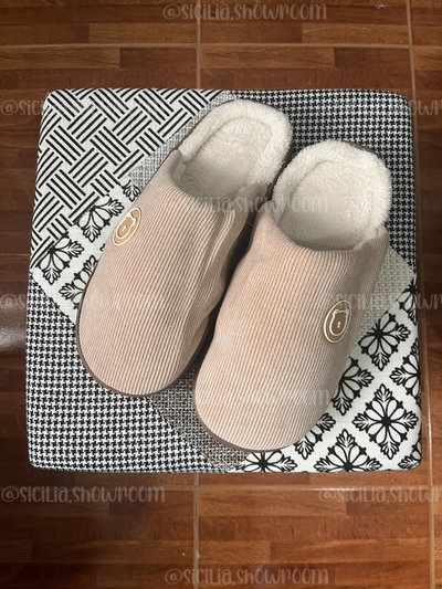 PANTUFLAS OSITO BEIGE