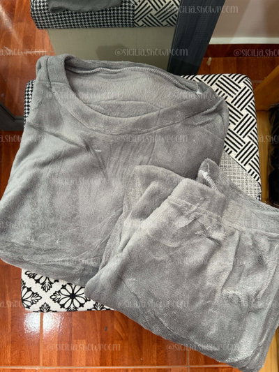 PIJAMA NUVIA GRIS MEDIO