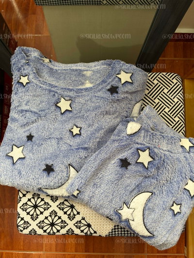 PIJAMA KIARA LUNA AZUL