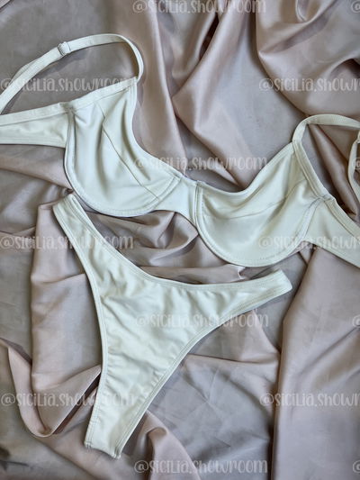 BIKINI CANCUN CREMA CON ARO 