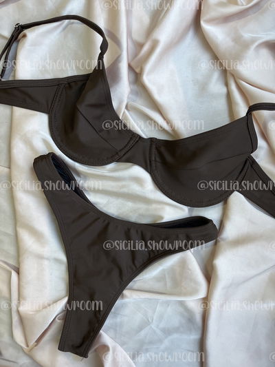 BIKINI CANCUN CHOCOLATE CON ARO 