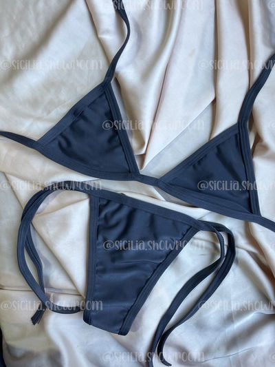 MICROBIKINI GRIS CLARO
