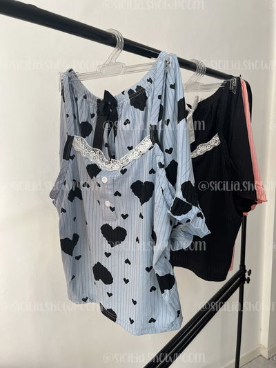 PIJAMA CORAZONES 